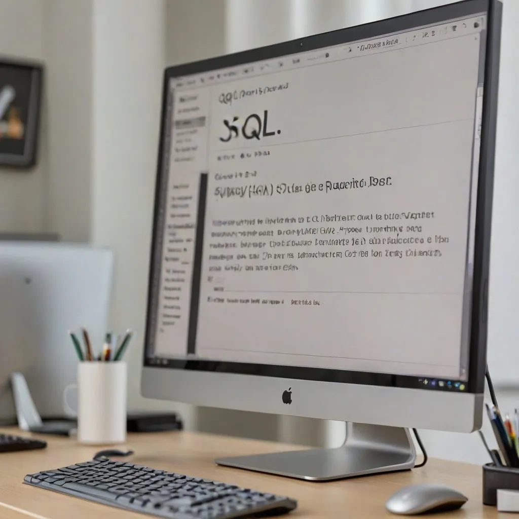 SQL co to jest? Podstawowe informacje
