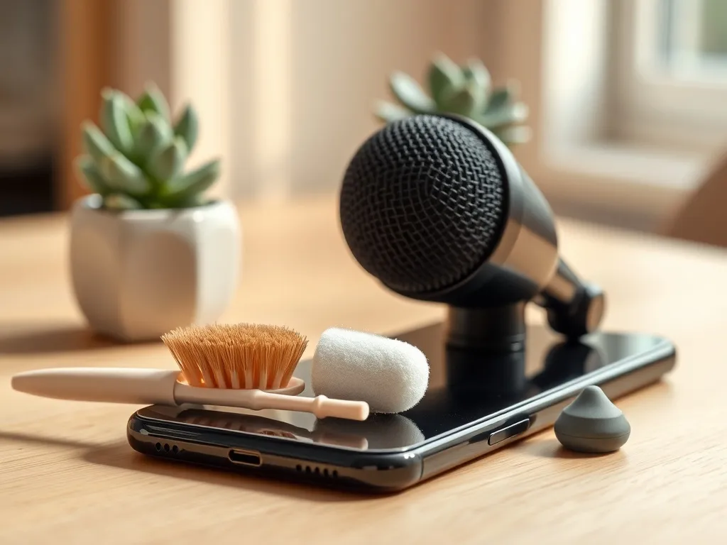 Jak wyczyścić mikrofon w telefonie?