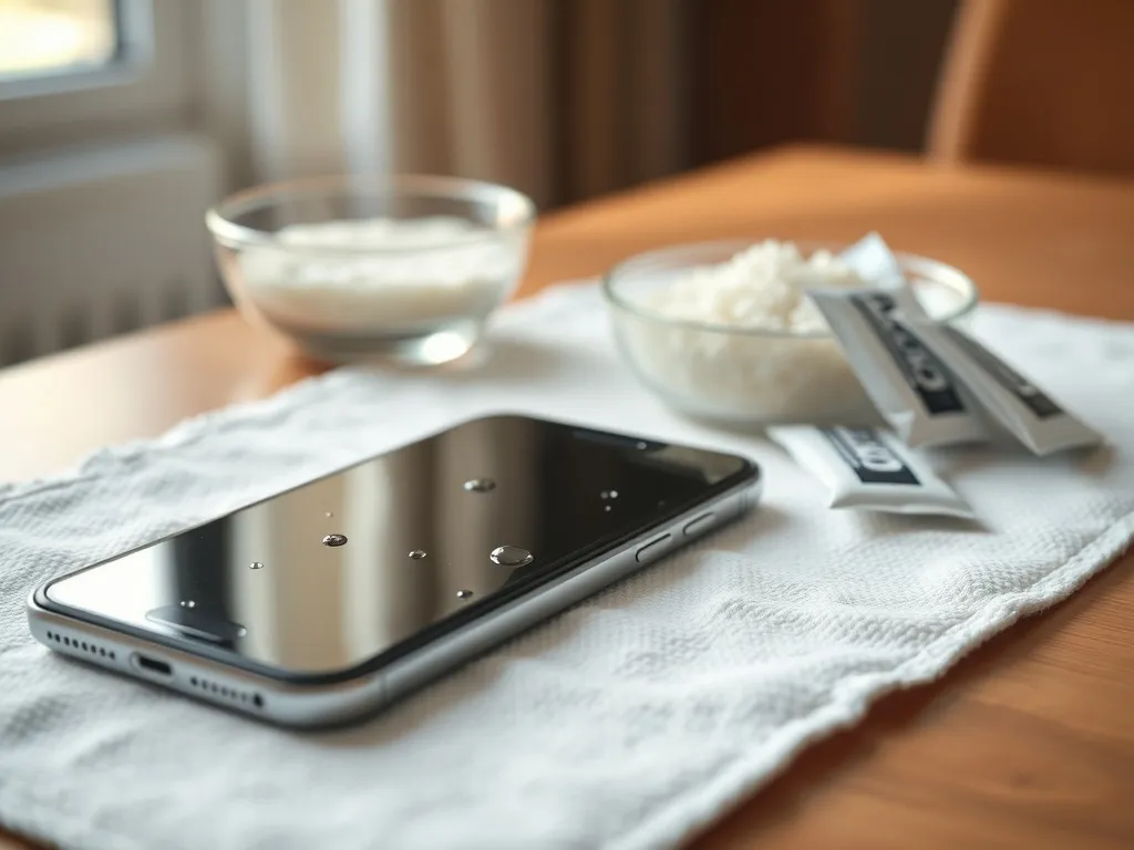 Jak wysuszyć zalany telefon?